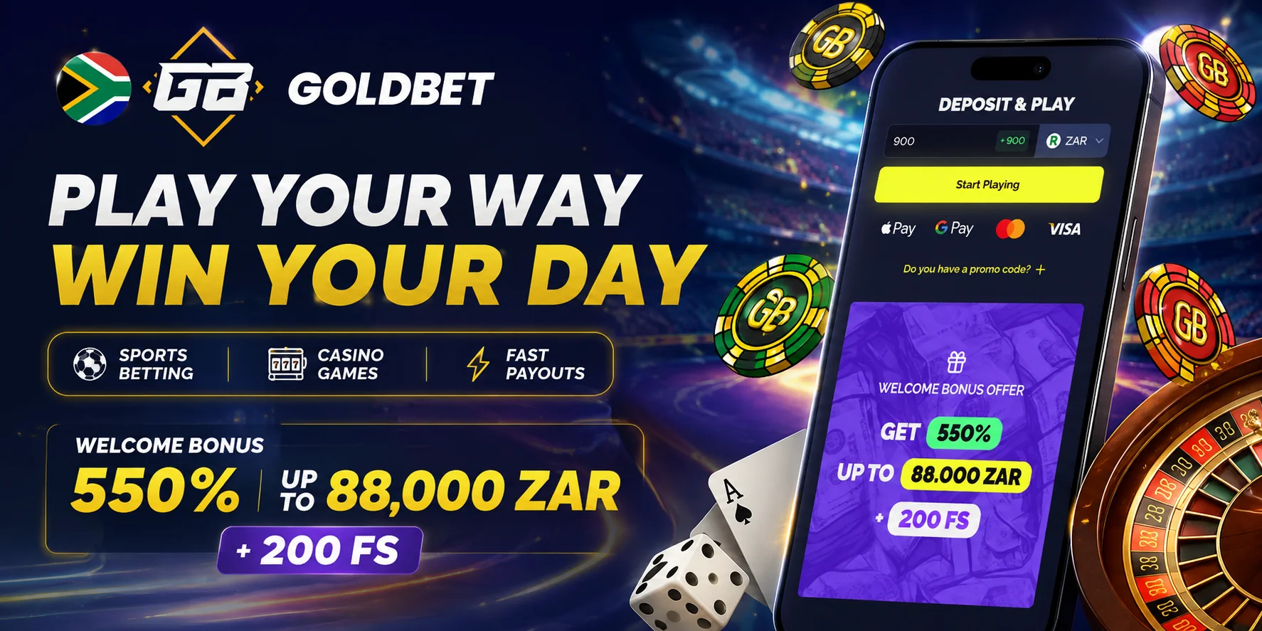 Goldbet Casino in South Africa